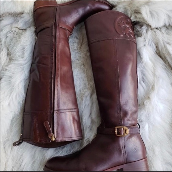 🥳HP🥳 Tory Burch Riding Boots Size 7 - Picture 2 of 8